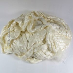 Tussah Silk Natural Color Ashland Bay Fiber Top 4 oz